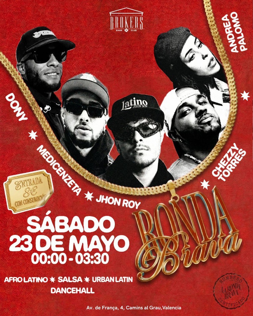 Cartel Ronda Brava 23 de Mayo Inauguración