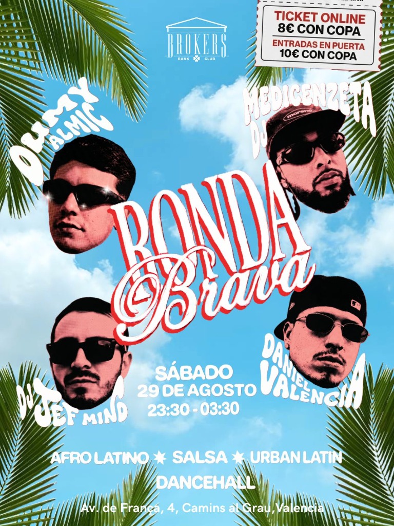 Cartel Ronda Brava 29 de Agosto